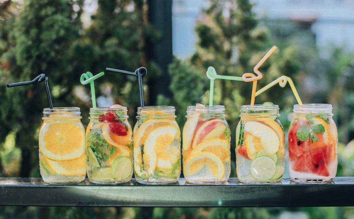 Jars of preserves