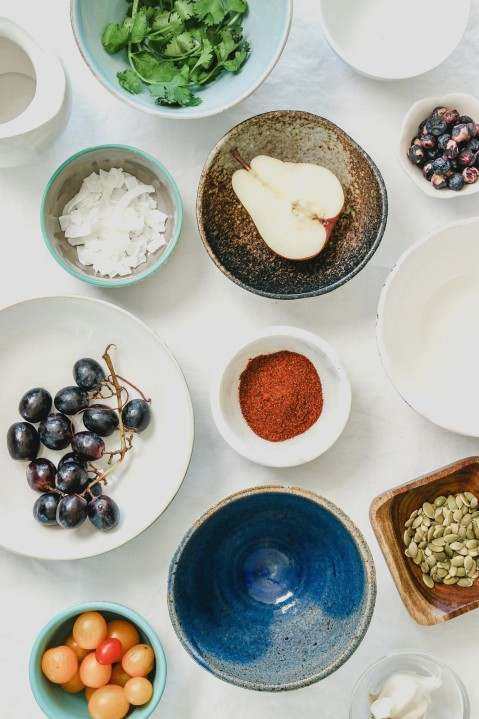 Assortment of seasonal produce